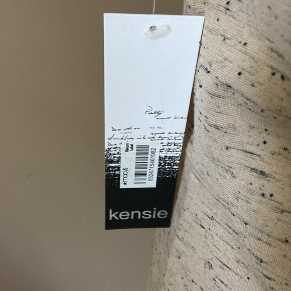 Kensie Tan  Scoop Neck Sleeveless Shift Stretch  Above Knee Zipper Dress - Picture 6 of 7